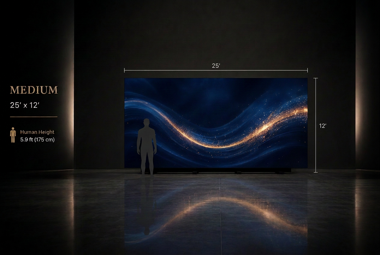 MEDIUM LED wall 25' x 12'